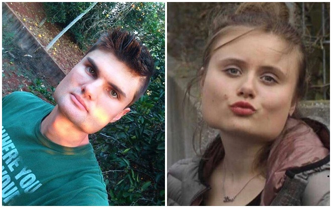 Bất ngờ xuất hiện cặp đôi mặt vuông y đúc nhau, dân mạng đồng loạt gật gù: Hóa ra tướng phu thê là có thật Ảnh 2