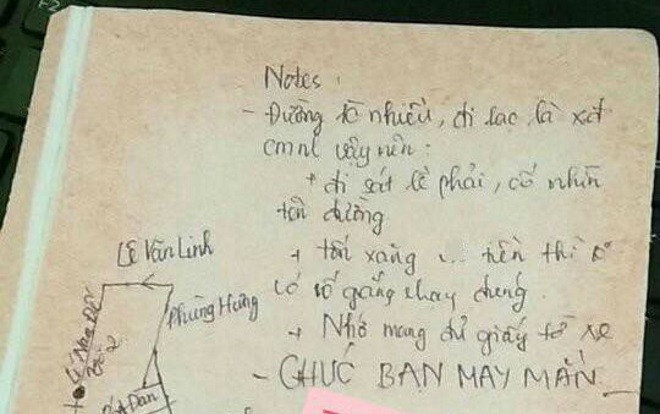 Chết cười với cô gái dành cả thanh xuân chỉ để lạc đường, vẽ sơ đồ chi tiết mấy vẫn lạc Ảnh 2