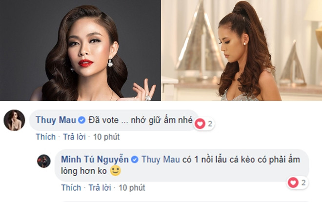 Mâu Thủy hứa sẽ ra sức vote và dặn dò Minh Tú: 'Hãy giữ ấm nhé' Ảnh 2