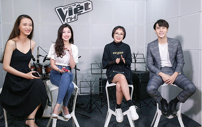 Ngọc Ánh, Gia Nghi, Duy Anh - Khi The Voice 'lớn' đi thi… vòng Giấu mặt - The Voice Kids 2018 Ảnh 2