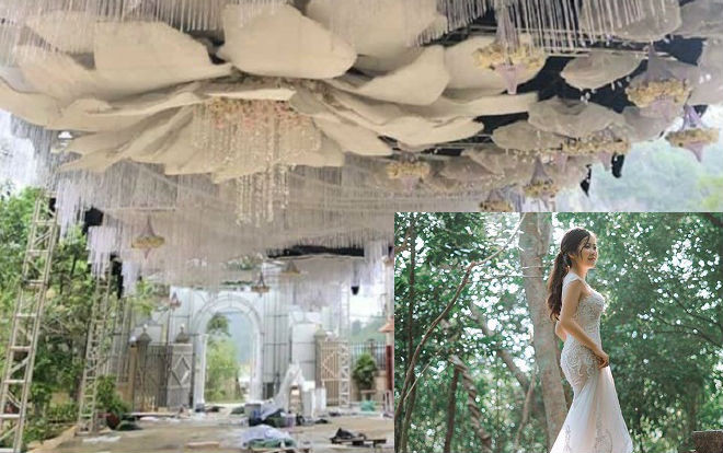 Đã tìm ra danh tính cô dâu sở hữu rạp cưới xa hoa trị giá 2,5 tỷ, dùng toàn hoa tươi chở bằng máy bay từ Đà Lạt Ảnh 2