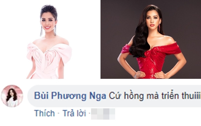 Bùi Phương Nga ra sức tư vấn trang phục dạ hội cho Tiểu Vy tại Miss World 2018 Ảnh 2