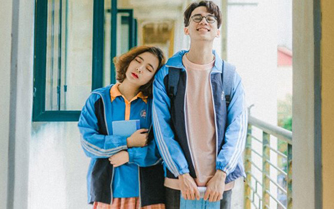 Ngắm bộ ảnh tình yêu thời thanh xuân đẹp 'tan chảy' của sinh viên ĐH Thương mại: Hồi đi học ai chưa yêu đảm bảo tiếc hùi hụi Ảnh 2
