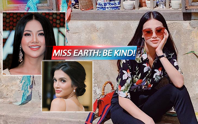 Bị Hoa hậu Hòa bình Quốc tế cười chê nhan sắc, Miss Earth và Phương Khánh chia sẻ điều gì? Ảnh 2