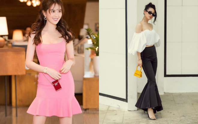 Không kém cạnh Mai Phương Thúy hay Khánh Linh, Ngọc Trinh cũng tậu túi xách mini chỉ để vừa thỏi son Ảnh 2