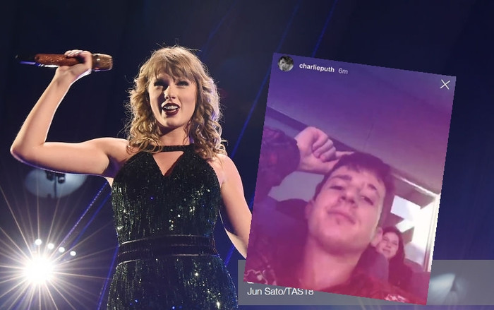 Thương thay Charlie Puth: cổ vũ Taylor Swift cuồng nhiệt nhưng… chẳng ai nhận ra! Ảnh 2