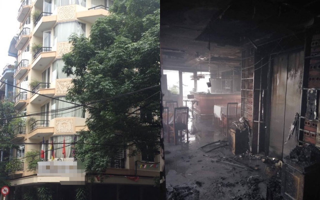 Cháy lớn khách sạn trên phố cổ Hà Nội, 3 người mắc kẹt được cứu sống, nhiều khách tháo chạy ra ngoài Ảnh 2