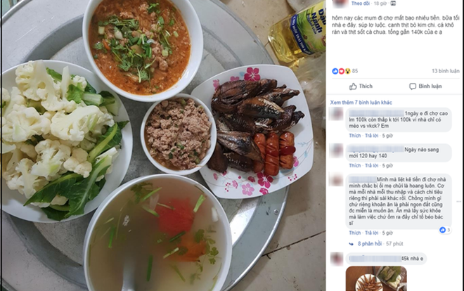 Bảo nấu mâm cơm 5 món hết 140k chẳng ai tin, mẹ trẻ tức mình bóc giá và quả chốt khiến chị em im re Ảnh 2