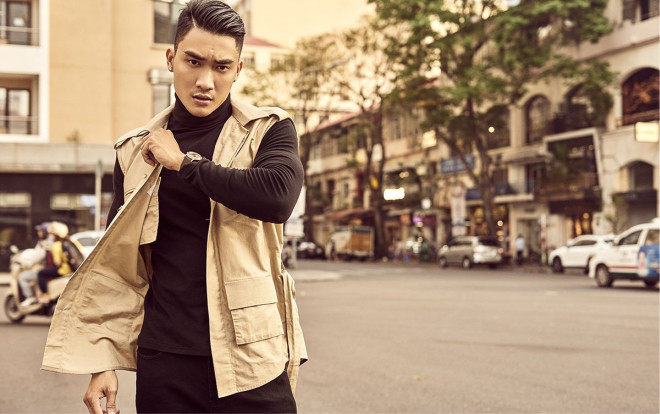 Nam vương Đại sứ Hoàn Vũ 2017 Lương Gia Huy sải bước trên đường phố Sài Gòn ‘thiêu đốt’ trái tim fan nữ Ảnh 2