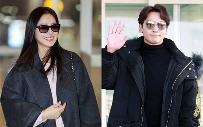 Vợ chồng Kim Tae Hee - Bi Rain 'đại náo' sân bay, lên đường đến Việt Nam và Singapore Ảnh 2