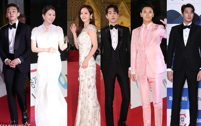 Thảm đỏ 'Giải Rồng Xanh 2018': Han Ji Min tỏa sáng cùng Nam Joo Hyuk, Joo Ji Hoon và Yoo Ah In Ảnh 2