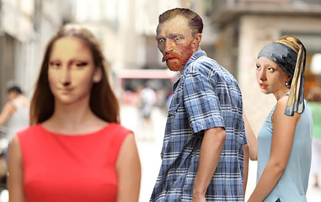 Cười không ngậm được miệng với bộ ảnh cổ điển mà hiện đại của thanh niên giỏi Photoshop Ảnh 2