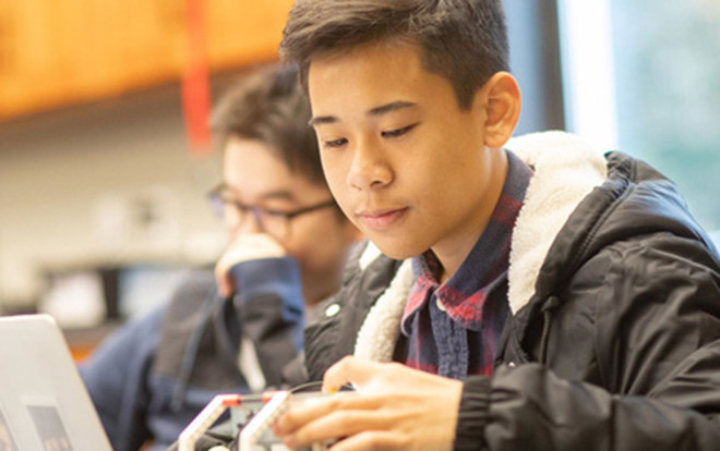 Nam thần 10x du học trường top ở Mỹ: Ăn chay trường từ khi 11 tuổi, là học sinh Việt duy nhất của trường Ảnh 2