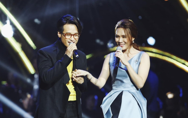 Clip đáng yêu: Hát sai lời, Mỹ Tâm 'giận dỗi' trách sao Hà Anh Tuấn không chịu… hát sai theo? Ảnh 2