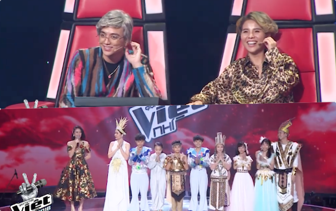 'Nhá hàng' Liveshow 2: Sơn - Tường hóa ông bà 'máu me', Giang - Hồ 'ưa chuộng' style cung đình Ảnh 2