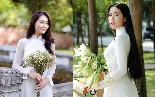 Ngắm nhan sắc thí sinh ba miền trong tà áo dài truyền thống trước thềm Bán kết Hoa khôi Sinh viên 2018 Ảnh 2