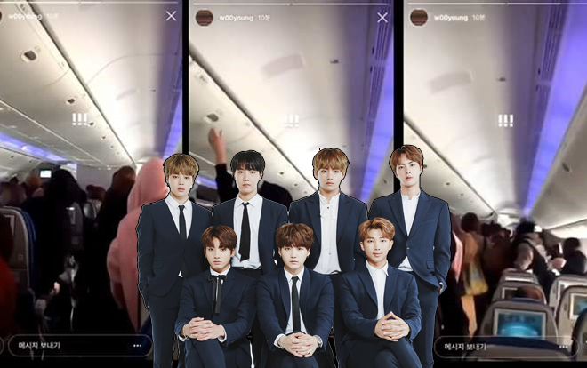 Kinh hoàng: Hàng chục fan cuồng đeo bám, làm náo loạn ngay trên máy bay của BTS Ảnh 2