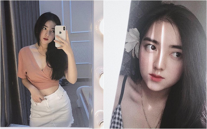 Cận cảnh nhan sắc 'hoa nhường nguyệt thẹn' của nữ sinh ĐH Mỹ thuật vừa lộ ảnh nắm tay, diện đồ đôi với Hà Đức Chinh Ảnh 2