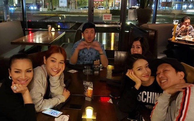 Nhã Phương xinh đẹp bên cạnh Trường Giang ở Mỹ mặc kệ tin đồn mang bầu Ảnh 2