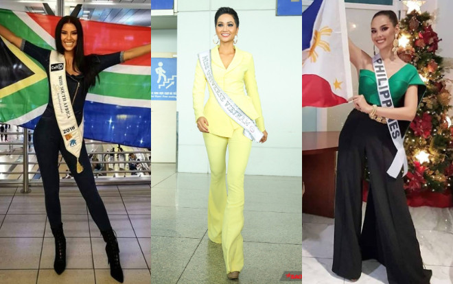 Vừa xuất trận, thời trang sân bay của H'Hen Niê đã ăn đứt dàn người đẹp Miss Universe Ảnh 2