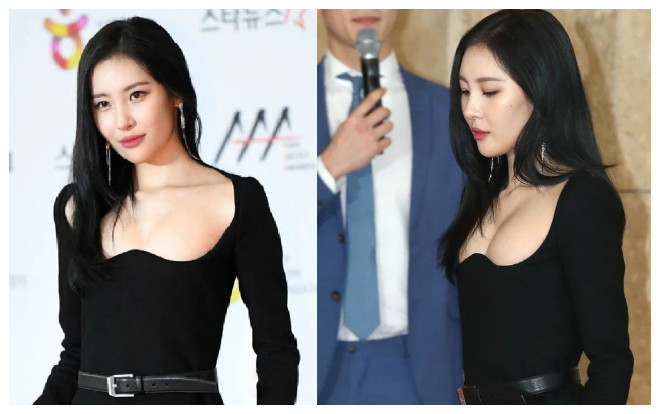 Thảm đỏ Asia Artist Award: Sunmi khiến khán giả 'nín thở' vì vòng 1 bị o ép Ảnh 2