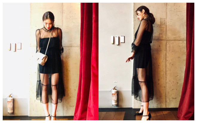 17 tuổi, mặc váy xuyên thấu, trang điểm đậm, Somi bị cư dân mạng đồng loạt chỉ trích Ảnh 2