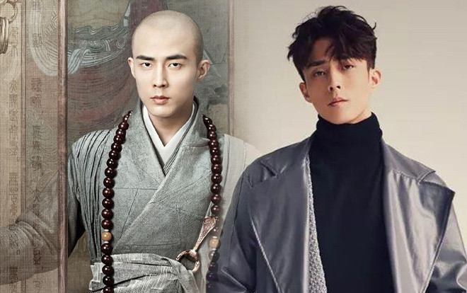 Dù có tóc hay cạo trọc để làm nhà sư Pháp Hải trong phim mới, Bùi Tử Thiêm vẫn luôn đẹp trai rạng ngời Ảnh 2