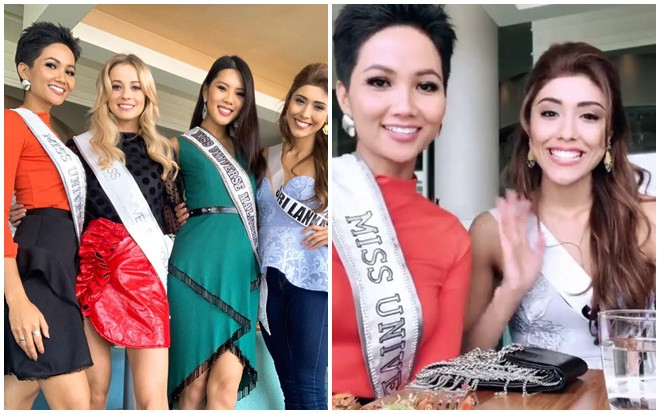 Ngày 2 Miss Universe: H'hen Niê nổi bật nhất dàn với mái tóc cá tính 'độc nhất vô nhị' Ảnh 2