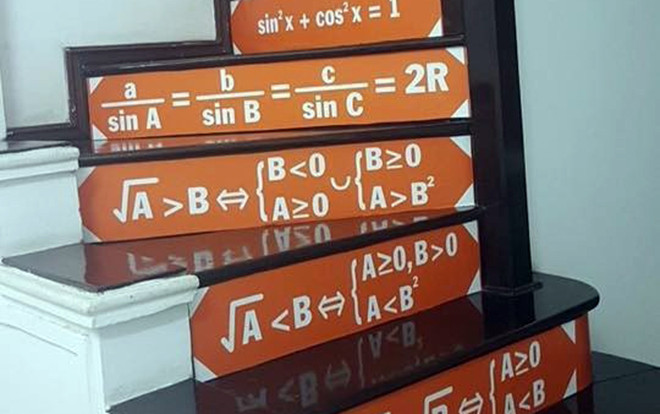 Những bậc cầu thang giúp học trò mang công thức Toán - Lý - Hóa 'in sâu vào tiềm thức' Ảnh 2