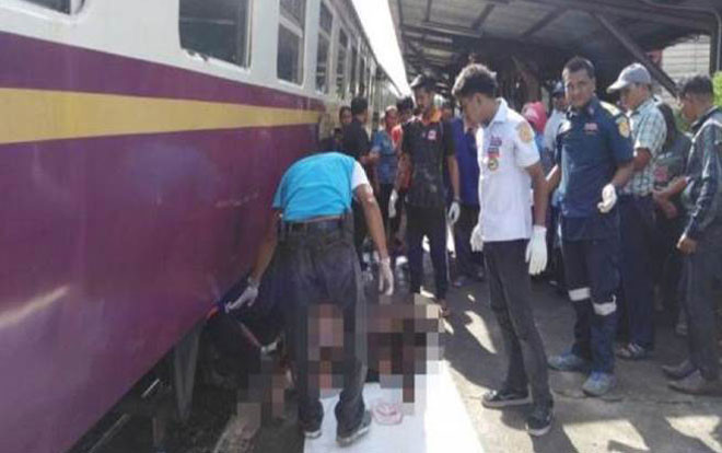 Rơi xuống đường ray, người phụ nữ bị tàu kéo lê 60 m Ảnh 2