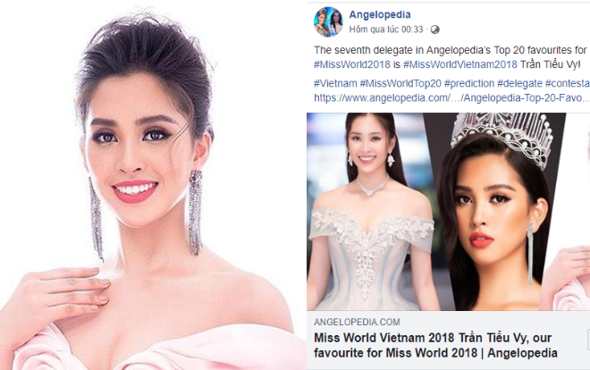 Tưởng mờ nhạt tại Miss World nhưng Tiểu Vy lại lọt top 20 người đẹp được yêu thích nhất Ảnh 2