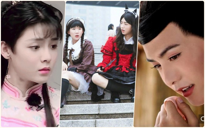 Khi các mỹ nam Hoa ngữ giả gái: Hầu Minh Hạo - Mã Thiên Vũ y hệt nữ nhi, TFBOYS gây cười vì duyên dáng Ảnh 2