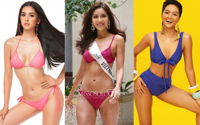 Bikini của Minh Tú - Tiểu Vy - H'Hen Niê: Đa sắc màu nhưng điểm chung là… sến? Ảnh 2