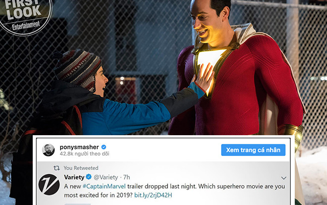 Đạo diễn ‘Shazam!’ của DC tuyên bố: ‘Nhân vật của tôi mới là Captain Marvel đích thực’ Ảnh 2