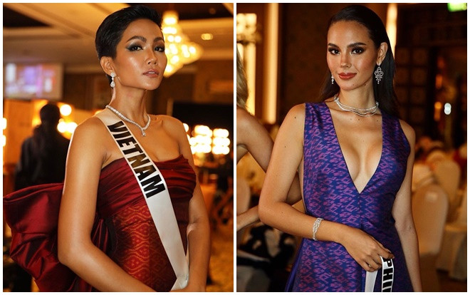 Dàn thí sinh Miss Universe 2018 cực nổi bật tại ThaiNight, H’Hen Niê cũng lot vào top ấn tượng Ảnh 2