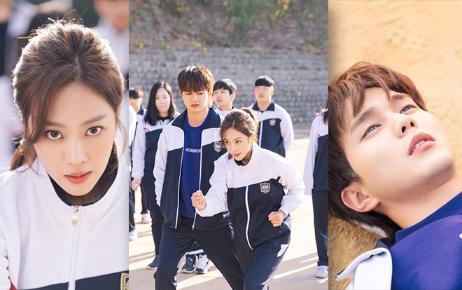 'My Strange Hero' phát hành những bức ảnh mới: Yoo Seung Ho và Jo Bo Ah chơi trò chạy ba chân đầy tình cảm Ảnh 2