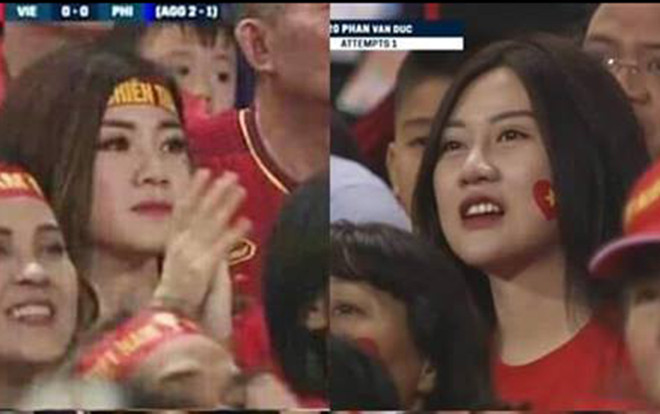 Những cổ động viên xinh đẹp 'chiếm sóng' trận bán kết lượt về Việt Nam gặp Philippines Ảnh 2
