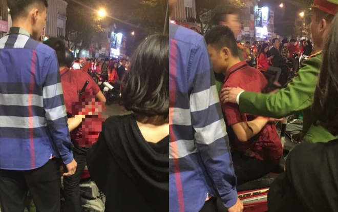 Hai nhóm người xảy ra ẩu đả sau màn ăn mừng chiến thắng đội tuyển Việt Nam, nam thanh niên trọng thương Ảnh 2