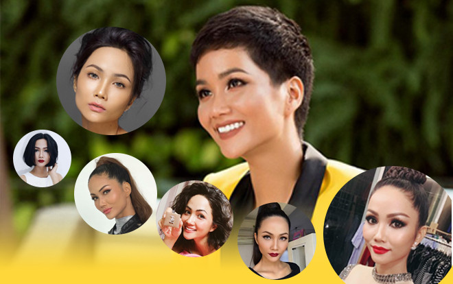 Thay đổi kiểu tóc nhanh 'chóng mặt', H'Hen Niê xuất hiện với thần thái như thế nào tại Miss Universe Ảnh 2