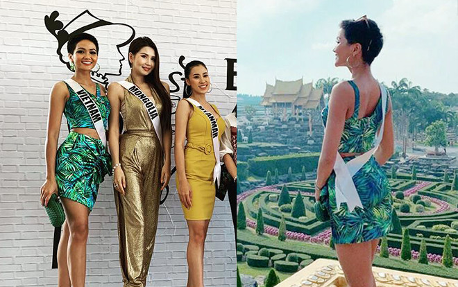 H'Hen Niê mặc váy cắt xẻ khoe combo eo thon chân mượt, tự tin đánh bật dàn đối thủ Ảnh 2