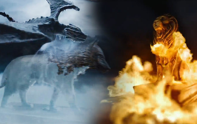Sói, rồng đóng băng, sư tử nổi lửa trong teaser ‘Game Of Thrones’ season 8 Ảnh 2
