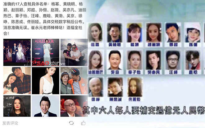 Cục Thuế tuyên bố không ‘triệu tập’ thúc ép 17 minh tinh 'bù thuế' - Cư dân mạng: ‘Bị oan thế chẳng ai dám kiện đòi lại danh dự?’ Ảnh 2