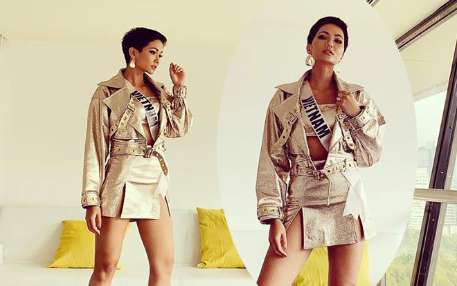 H'Hen Niê cá tính vô đối với set đồ cắt xẻ ngang dọc Ảnh 2