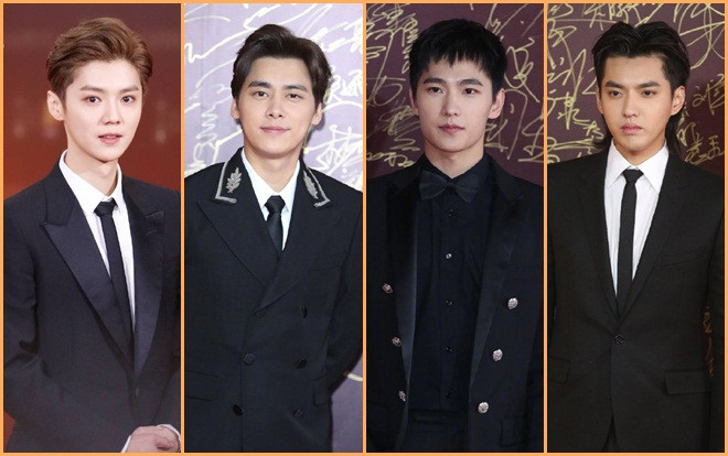 'Bấn loạn' trước Lý Dịch Phong, Ngô Diệc Phàm - Lộc Hàm và Dương Dương trên thảm đỏ 'Giải Hoa Biểu 2018 Ảnh 2