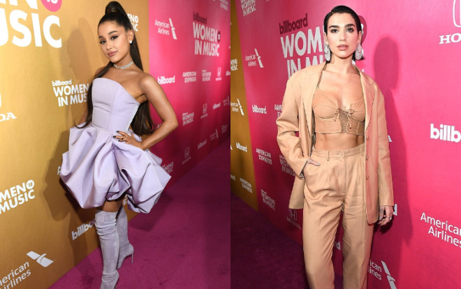 Ariana Grande xinh đẹp bên cạnh Dua Lipa trên thảm đỏ sau hậu chia tay bạn trai Ảnh 2