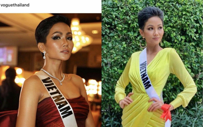 Đây đích thực là tông màu 'phong thủy' H'Hen Niê mê đắm tại Miss Universe 2018 Ảnh 2