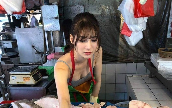 Bí mật về cô gái được gọi là 'nữ thần bán cá' xinh như mộng đang gây sốt MXH Đài Loan Ảnh 2