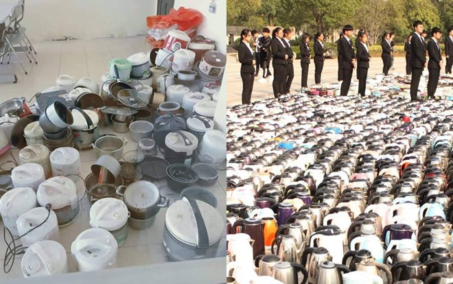 Choáng váng với khung cảnh 'đội quân vest đen' tịch thu hơn 3500 thiết bị điện của sinh viên ở ký túc xá Ảnh 2