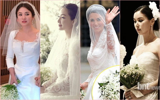 Hoa cưới của Song Hye Kyo, công nương Kate Middleton và nhiều sao Hàn có giá đến 207 triệu đồng Ảnh 2