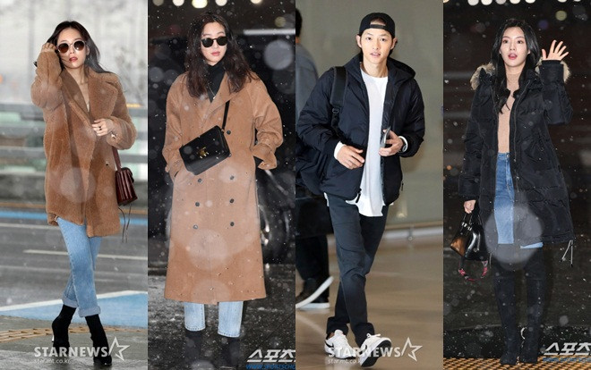 Song Joong Ki, Seo Hyun Jin - Jung Ryeo Won và loạt sao Hàn lên đường sang Hong Kong dự 'MAMA 2018' Ảnh 2